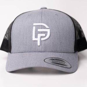 White on Grey Trucker Cap
