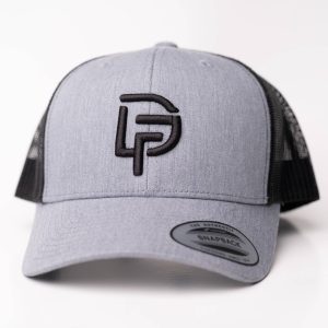 Black on Grey Trucker Cap
